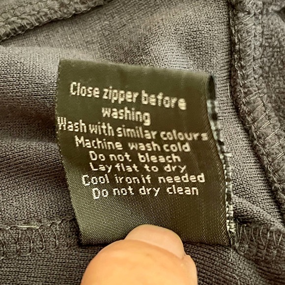 Mondetta Black Red Jacket Wmns XL Full Zip+2 Pockets Thumb Hole Sleeve 400 S1260 - Picture 8 of 9